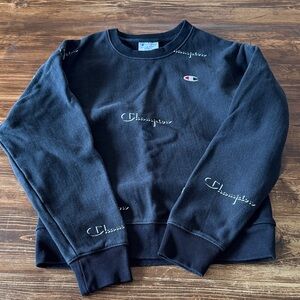 Champion Women’s Black Crewneck Sweater
